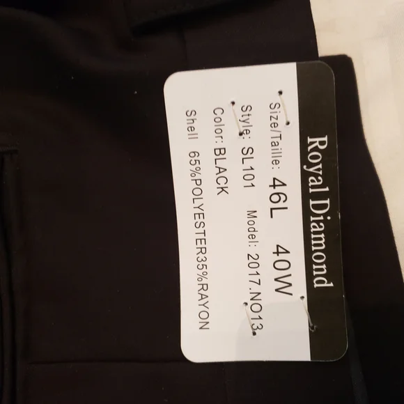 Diamond Supply Co. Classic Black Suit With Vest.